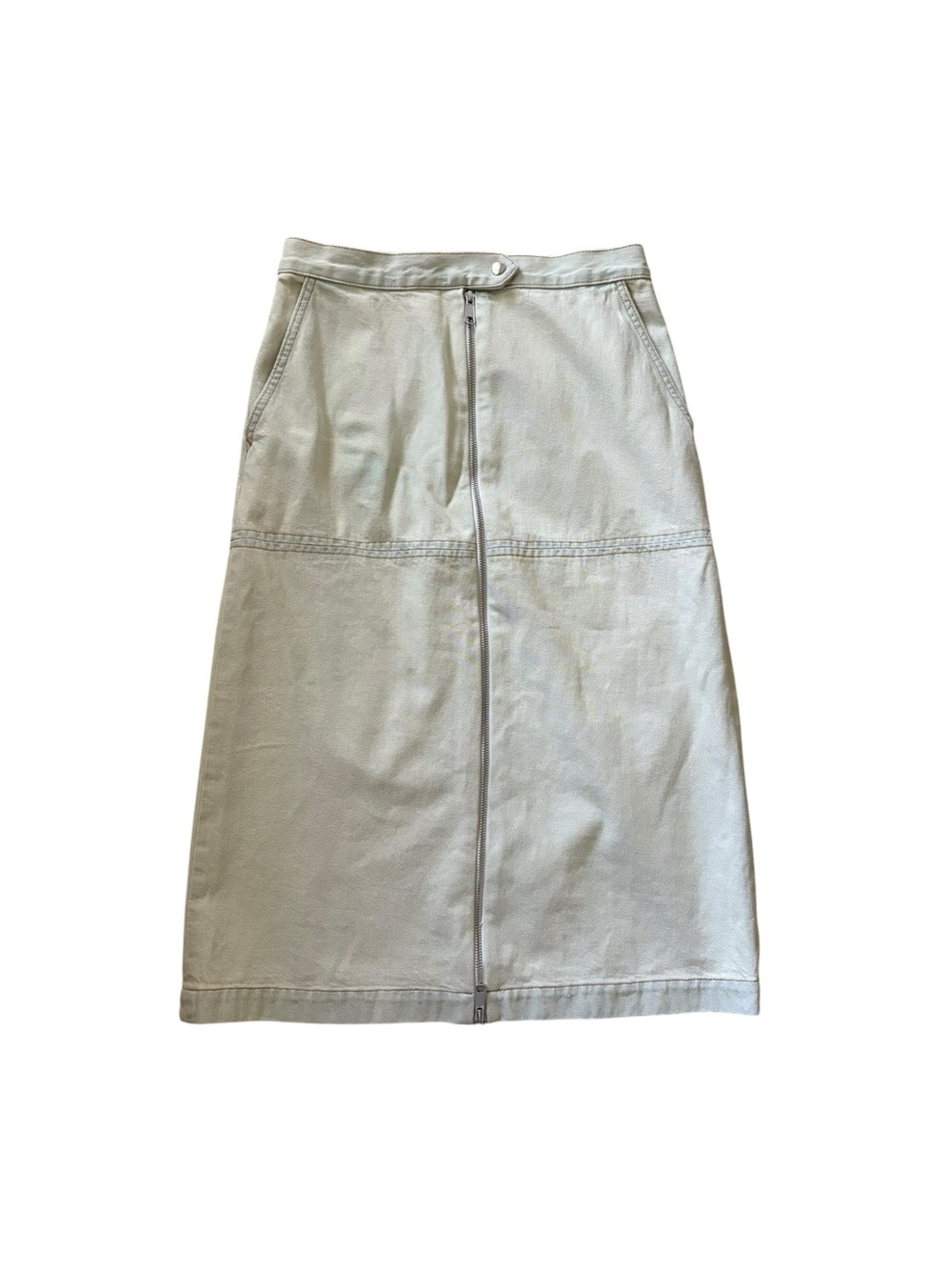 Rachel Comey Made in USA Bristol Midi Bleached Midi Skirt Size 6